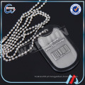 Gravura em branco gravada pet metal dog tag